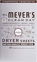 Vista 13 de MRS. MEYER'S CLEAN DAY - Hojas para secadora, suavizante de telas, reduce la estática, infundida con aceites esenciales, madera de abedul, 80