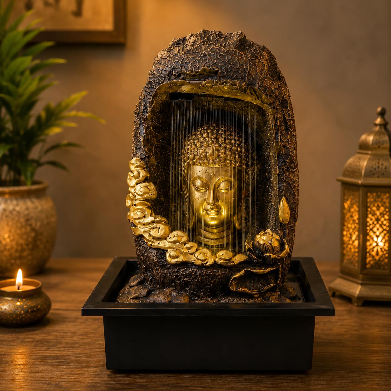 ALILA Buddha Fountain - Tranquil Home Decor -7