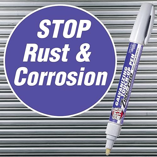 Miniatura 5 de Super Met-Al Zinc-Pro Marcador de retoque galvanizado, 0.3 fl oz [3 PACK]