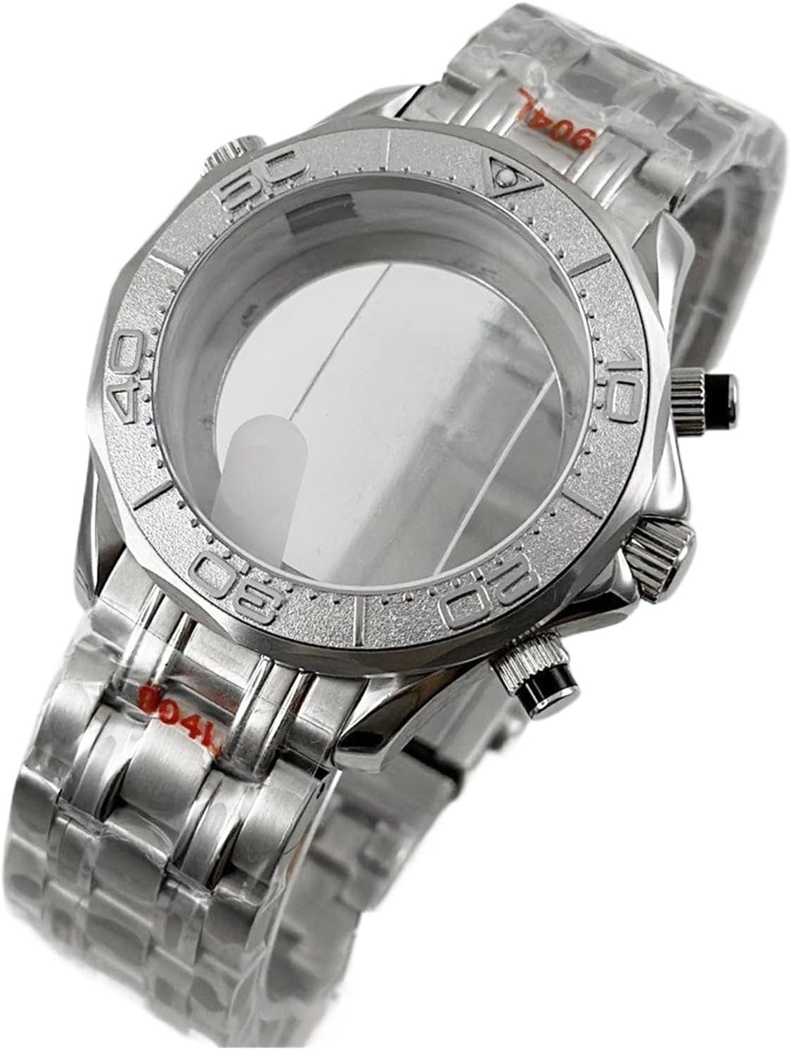 VK63 41mm Chronograph Watch Case Sapphire Glass Fit for VK63 VK64 Movement 300 Watch Case
