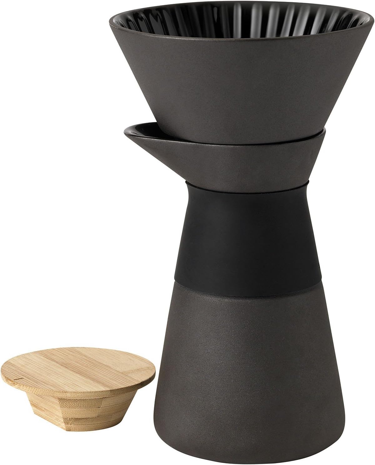 Stelton 25 x 14 x 14 cm The Slow Brew Coffee Maker, Black