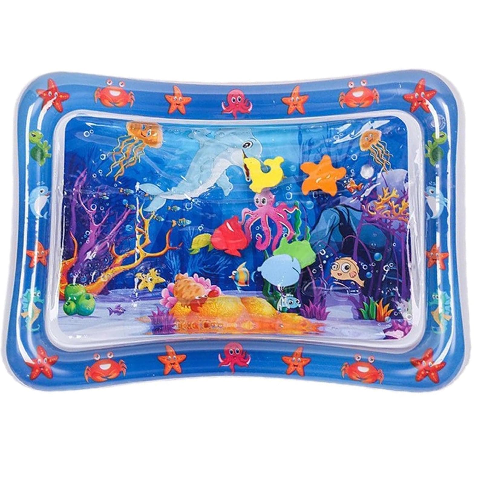 Alfombra de juego Sensorial de agua para gatos,Estera de enfriamiento inflable para gatos,Juguete interactivo para gatos para el verano