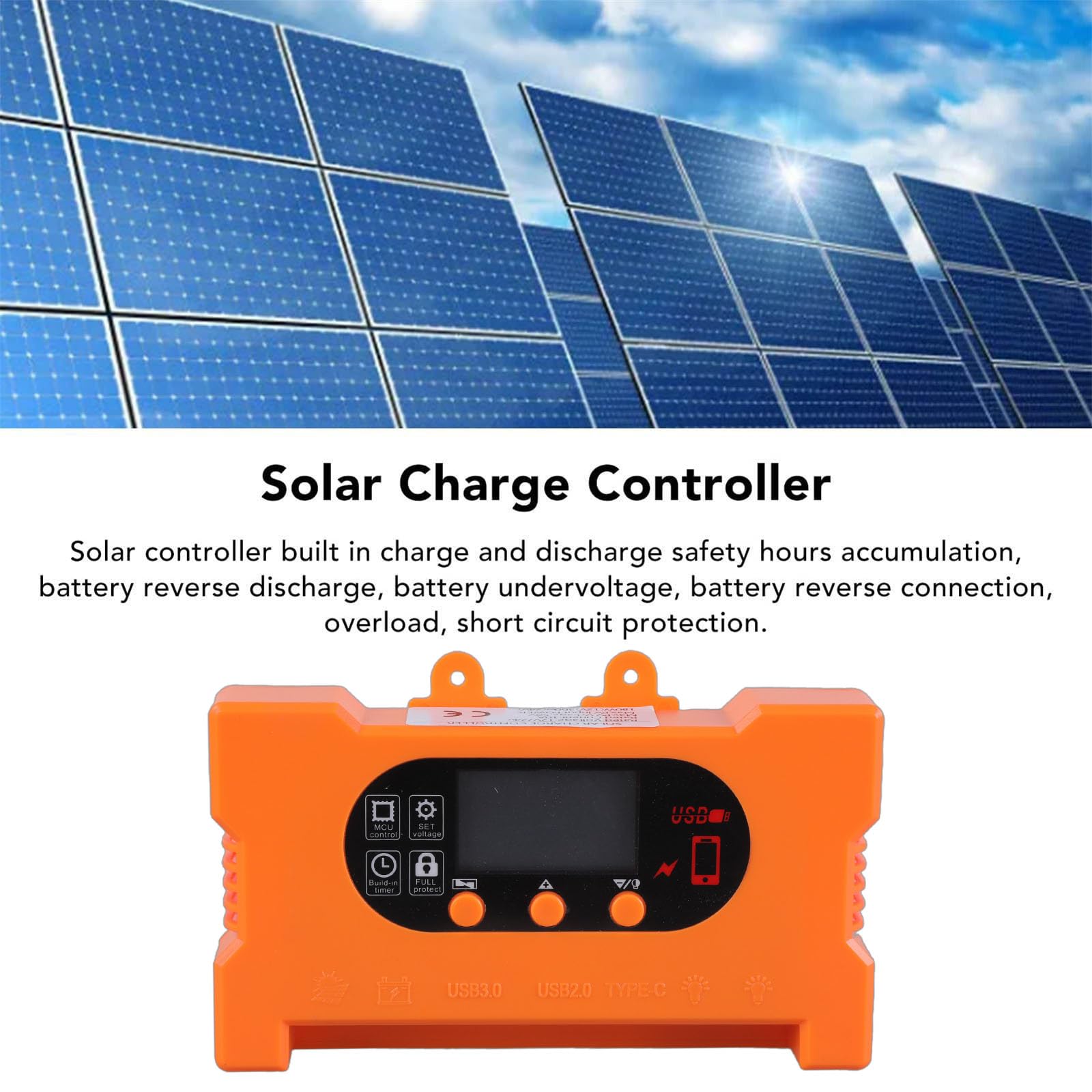 Kits de paneles solares, dispositivo de carga de batería solar, controlador de carga rápida, dispositivo de carga de panel solar, controlador de panel solar
