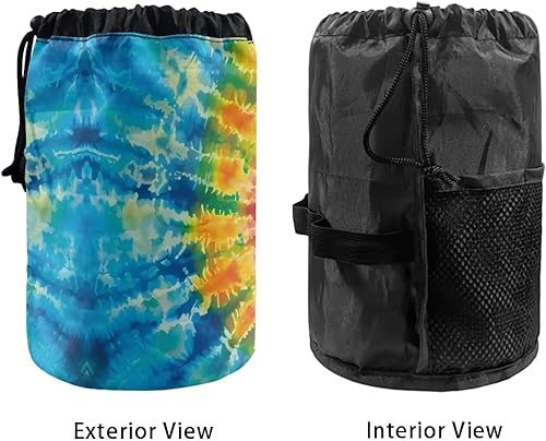 Miniatura 8 de Bolsas de maquillaje con cordón, bolsas de gran capacidad para mujeres, bolsas de aseo femeninas para viajes y trabajo, Púrpura (Purple Gold Marble)