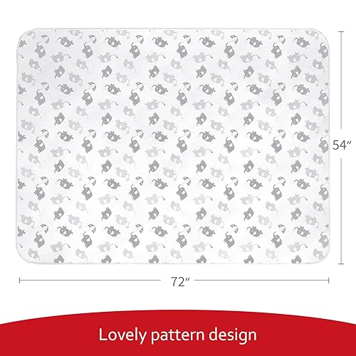 Miniatura 51 de Tapete de salpicaduras para debajo de la silla alta, 42 x 46 pulgadas, tapete de salpicaduras para bebés a la hora de la comida