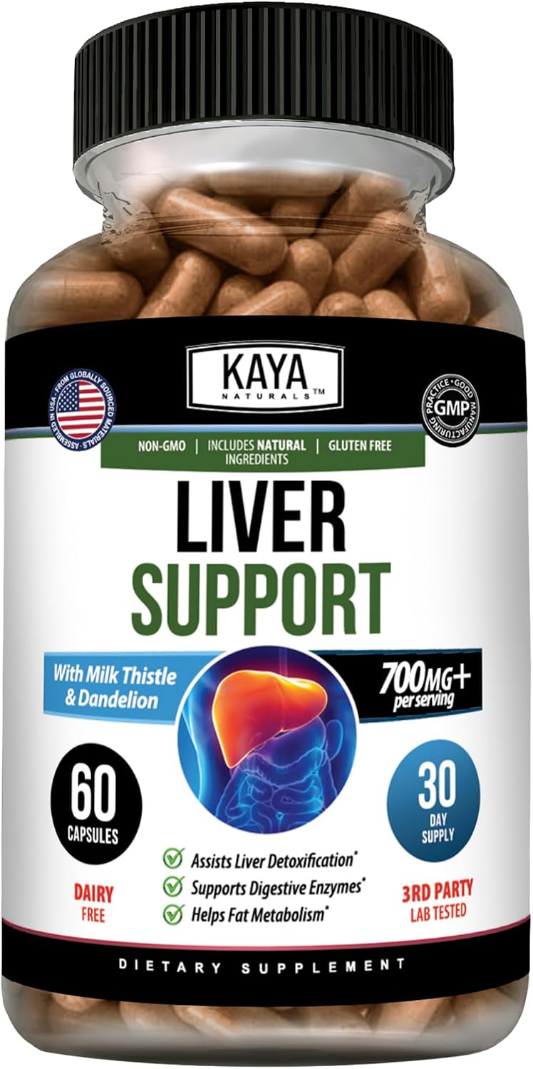 Kaya Naturals Liver Cleanse Detox & Repair, 60 Count
