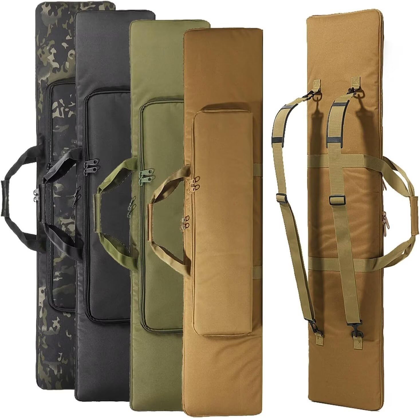 Genérico Bolsa para Rifle, Caja De Transporte para Arma De Tiro, Funda Escopeta, Airsoft Armas, Bolsa De Arma Táctica M249, para M249, M4A1, M16, AR15