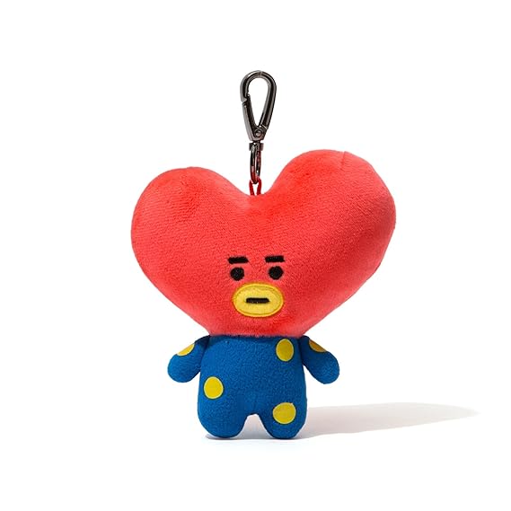 bt21 tata plush keychain