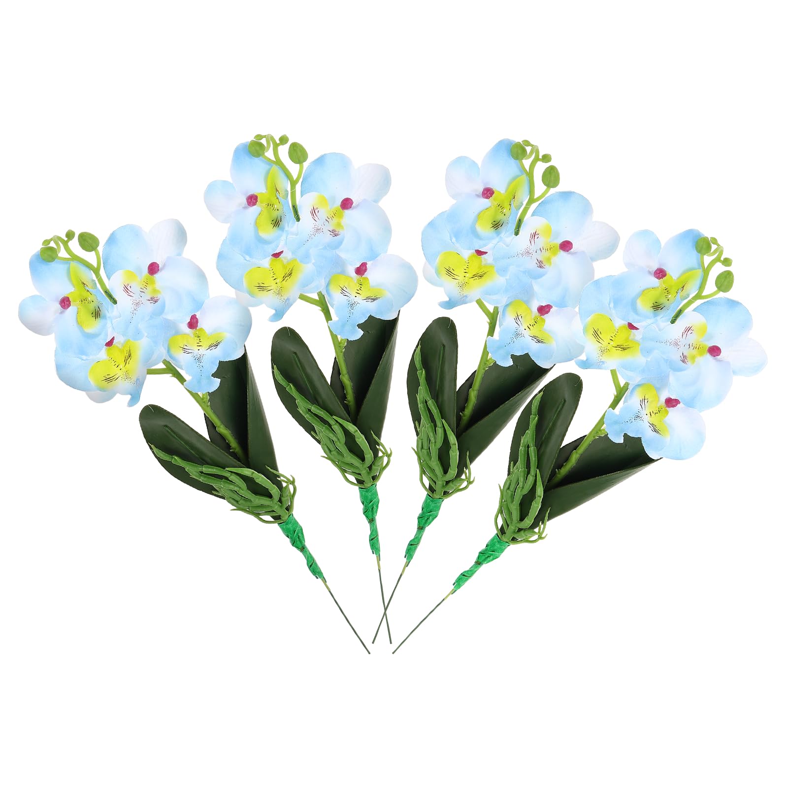 Bouquet fleurs artificielles phalaenopsis 35cm pour cadeau et maison