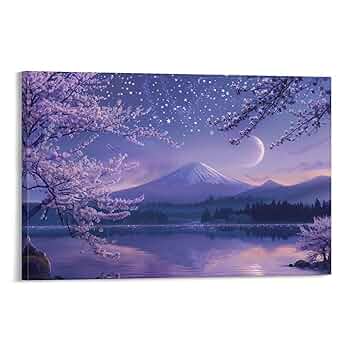 現代アート「富士とわに塚桜のライトアップ」（3D painting） 2025】わに塚の桜の見頃はいつ？ライトアップや富士山と一緒に