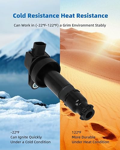 Vista 763 de ECCPP Bobinas de encendido portátiles de repuesto para automóvil compatibles con Infiniti I30/para Nissan Maxima 3.0L V6 2000-2001 Reemplazo