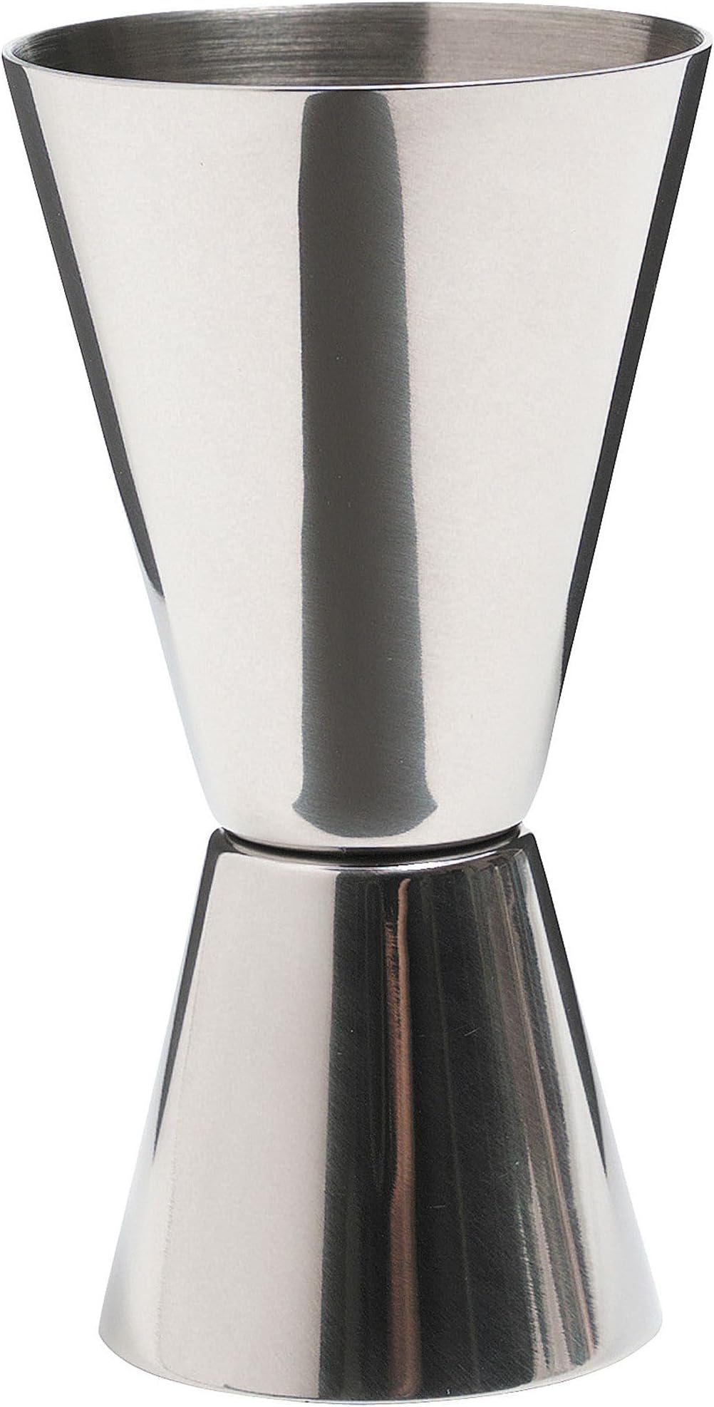 Bar Craft KITCHENCRAFT Stainless Steel Dual Measure Spirit Measure Cup, Carded