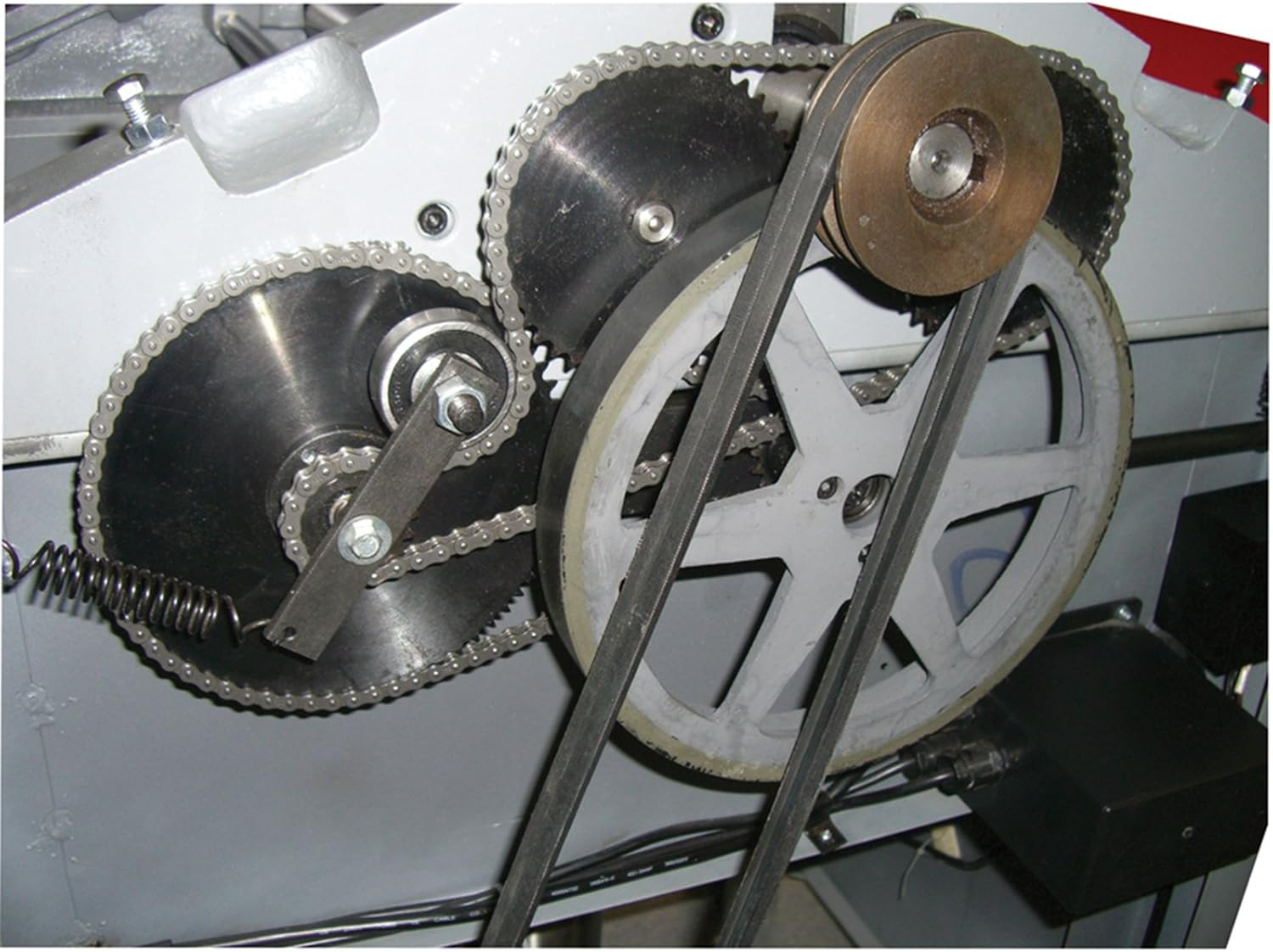 Holzmann HOB410N-400V Planer-Thicknesser internal drive mechanism