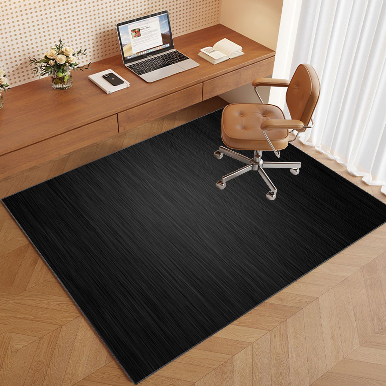 Bürostuhl-Matte Für Harte Böden – Schützt Parkett & Fliesen, 120x120 Cm, Rutschfest