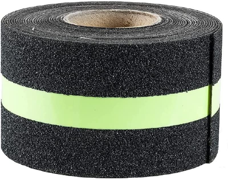 5Qebhram Glow Tape In The Dark | Anti Skid Safety Radium Tape for Indoor & Outdoor Stairs Steps Floor Ramps Anti Slip Tape - Glow Black (B0C9QXWKL8) Amazon Price History, Amazon Price Tracker