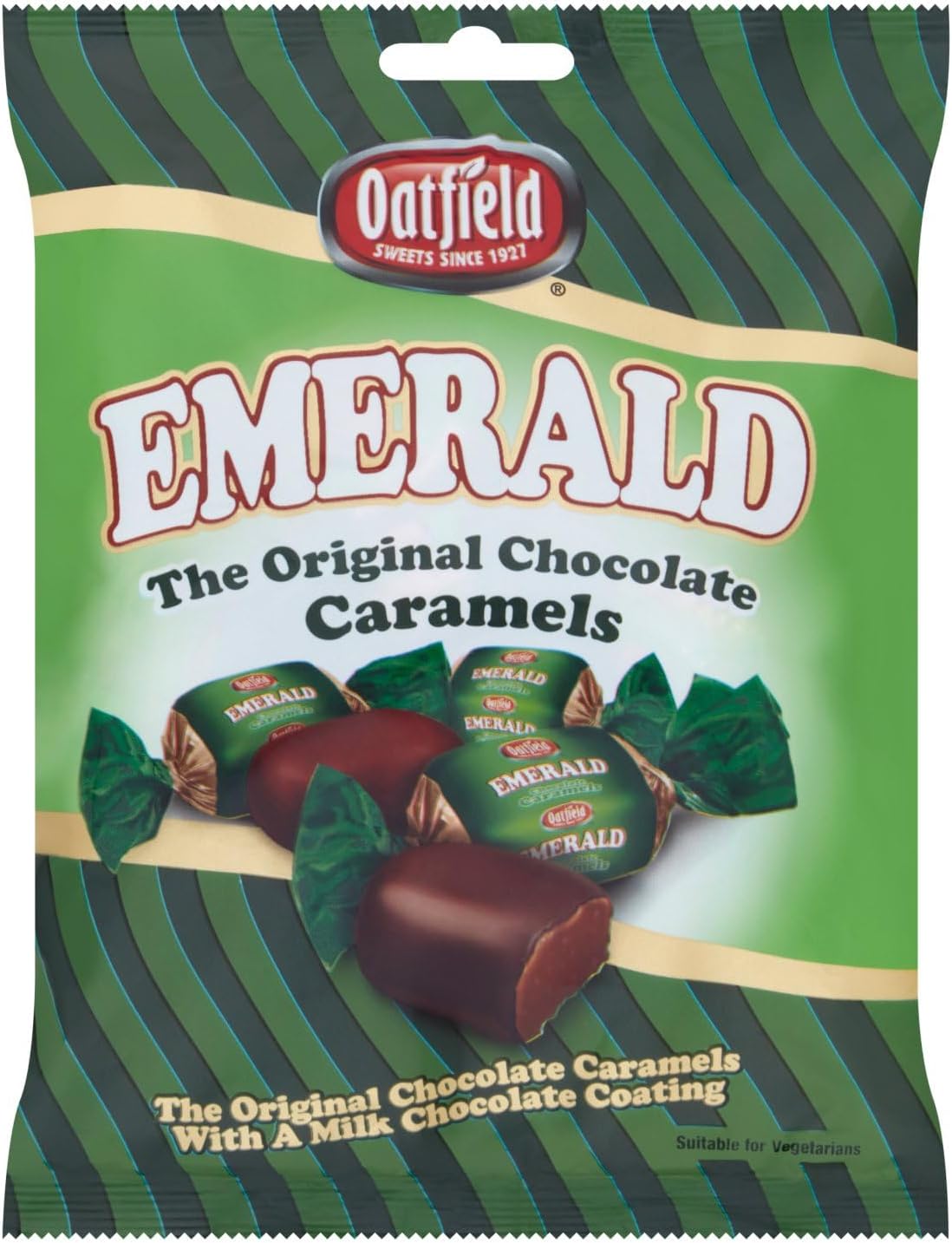 Oatfield Emerald Chocolate Caramels, 135 gm, Pack of 2