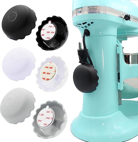 Paquete de 6 organizadores de cables patentados resistentes al calor para electrodomésticos, cocina, computadoras y más, envoltorios de cables