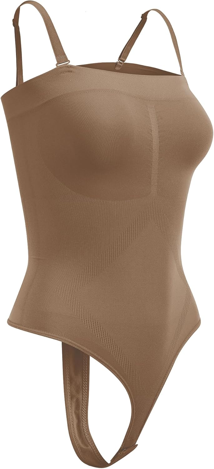 Strapless Bodysuit for Women Tummy Control Shapewear Body Shaper Tank Top - Image 5