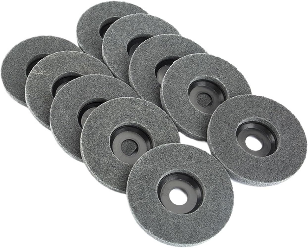 Buffing Wheel 4"-5" Nylon Fiber Polishing Wheel Non Woven Abrasive Wheel Nylon Fiber Polishing Wheel Abrasive Disc for Metal Stainless Steel(5,4.5 inch)
