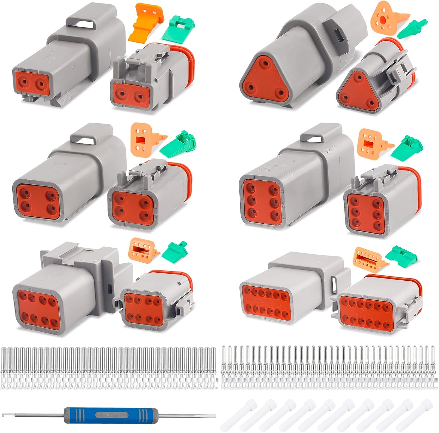 JRready Deutsch DT Connector Kit 2-12 Pin Waterproof