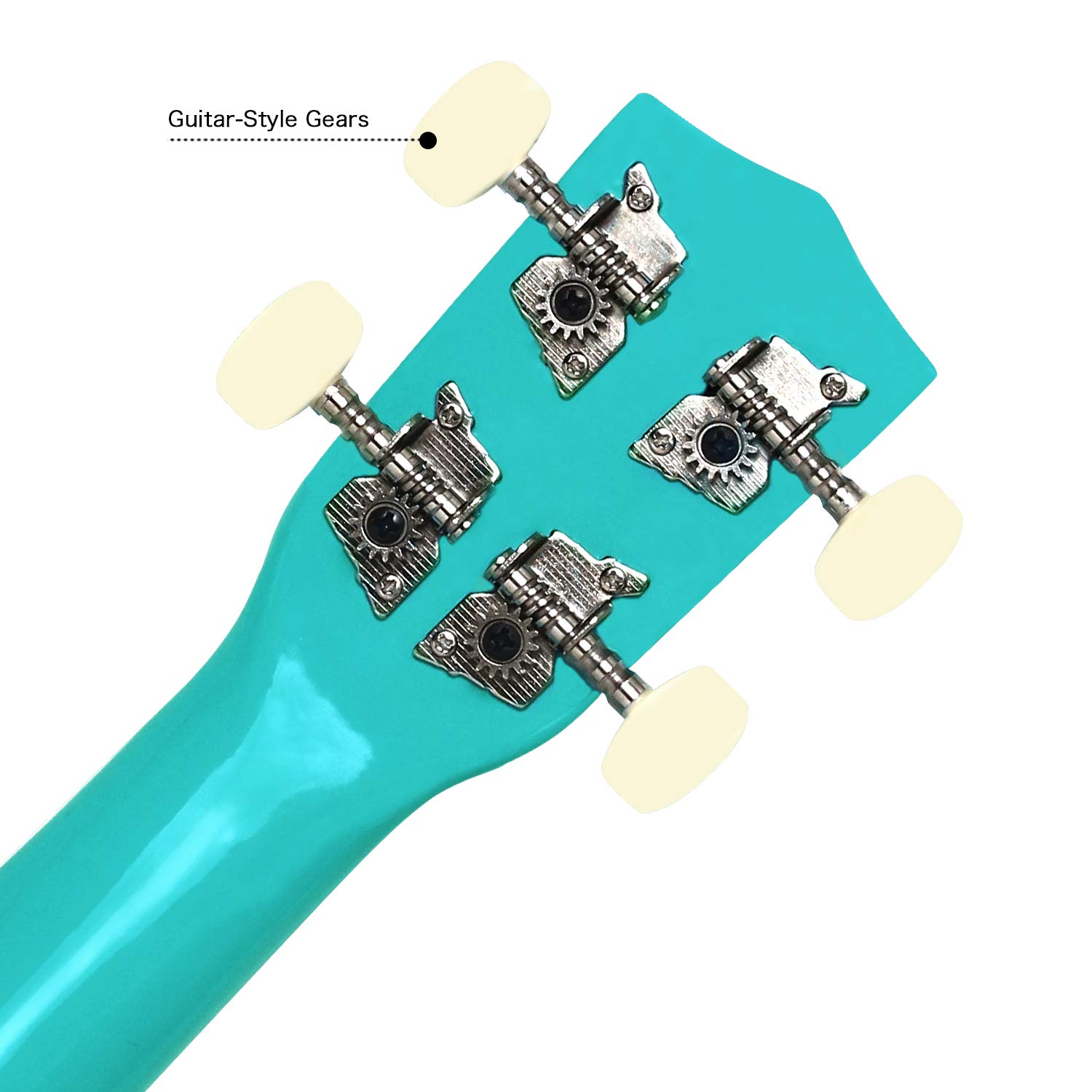POMAIKAI Ukulele soprano in legno per principianti e studenti (blu)