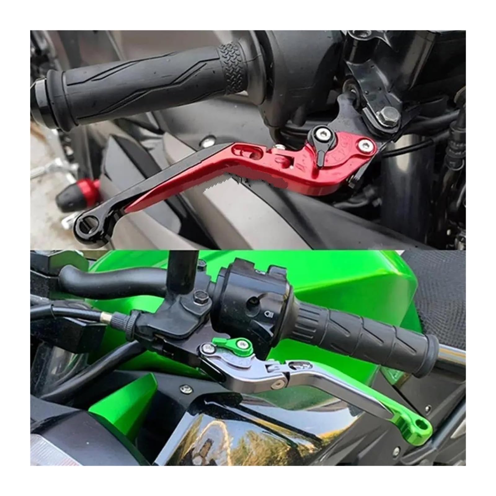 Für H&onda Für VFR800 Für VTEC Für VFR 800 2002-2008 Motorrad Ausziehbare Bremskupplungshebel Lenkergriffe Enden Motorrad-Handschützer(T)