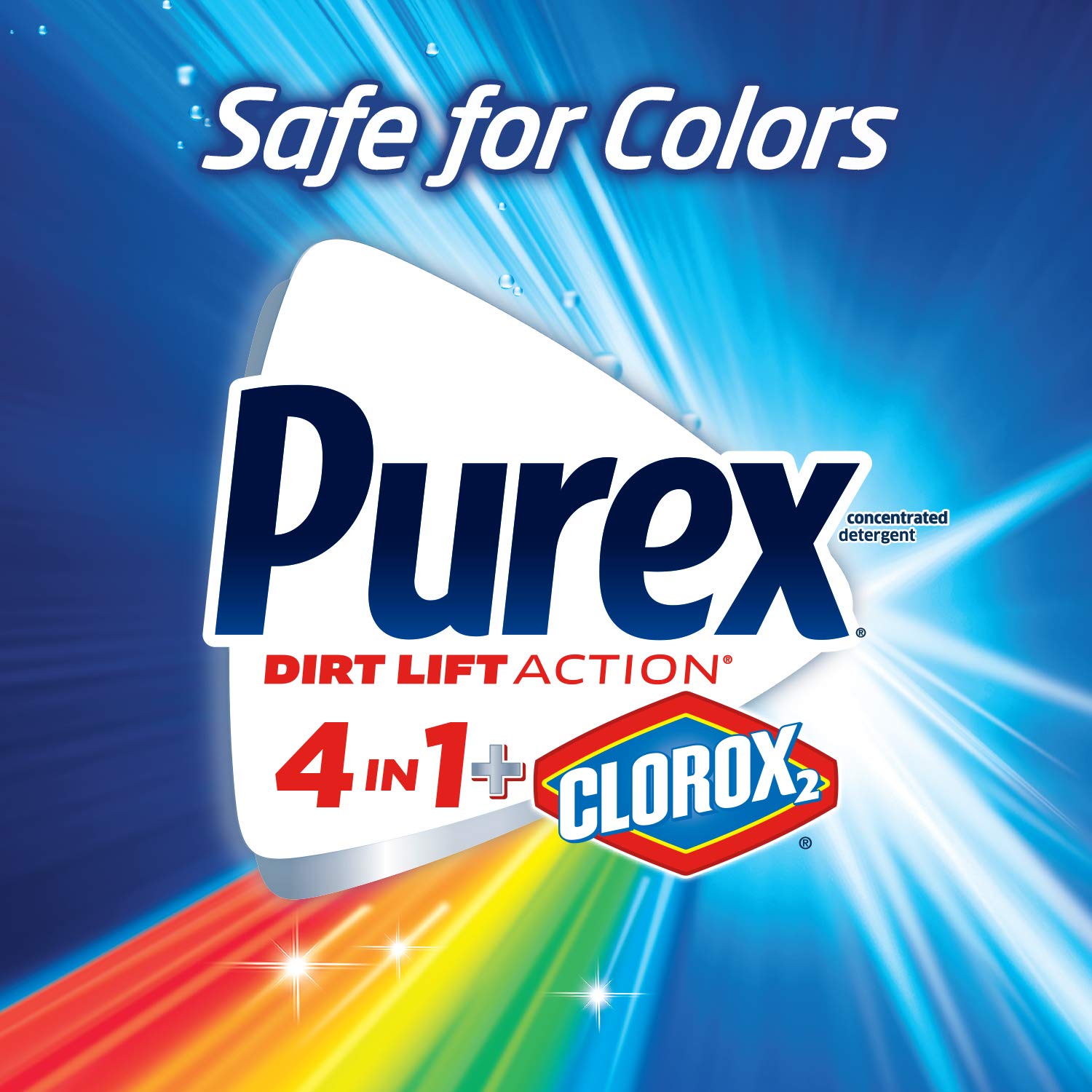 Purex Liquid Laundry Detergent, 4in1 Plus Clorox2 Stain Fighting