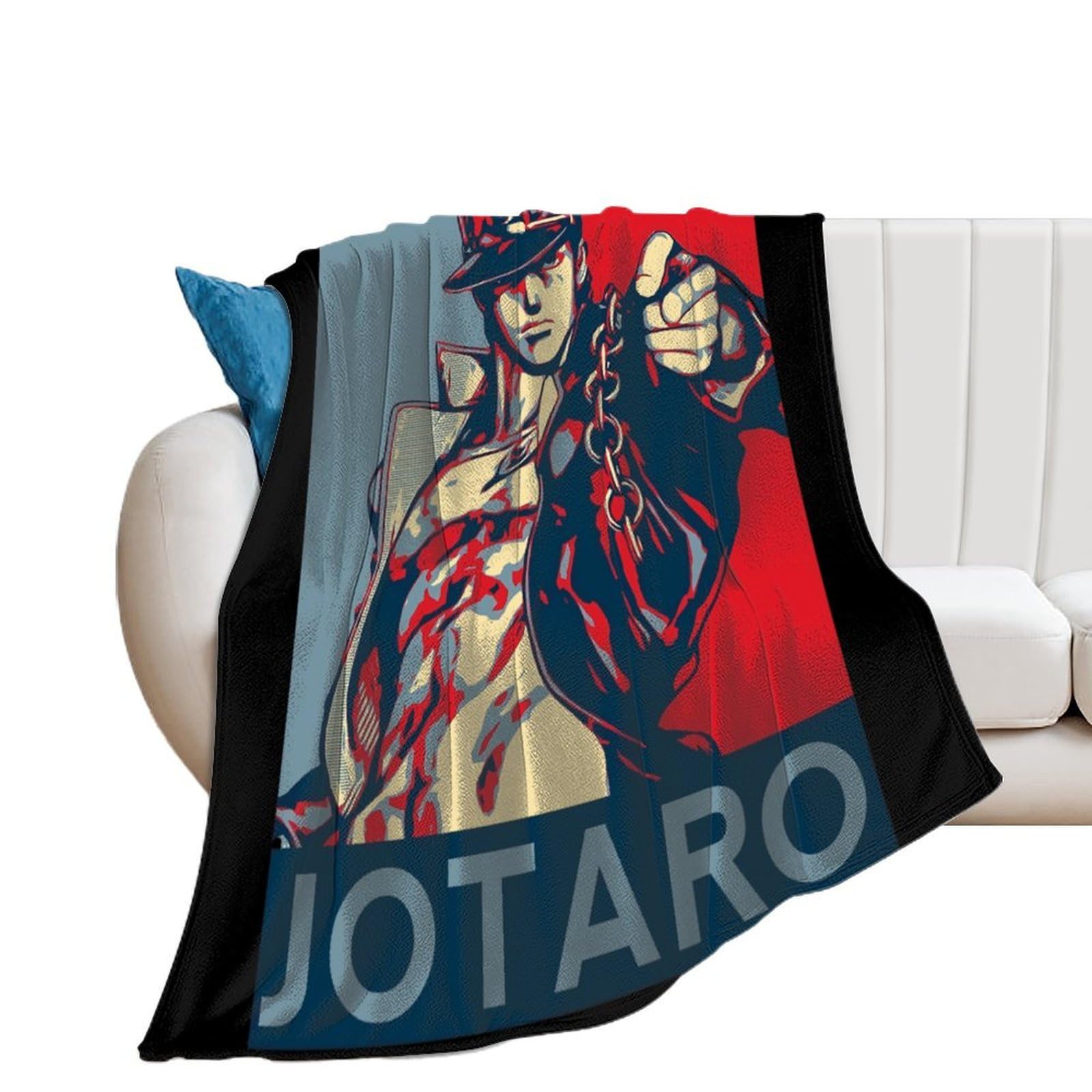ジョジョの奇妙な冒険 ジョジョワールド2 大型ブランケット 空条承太郎 ジョジョの奇妙な冒険 ジョジョワールド2 大型ブランケット 空条
