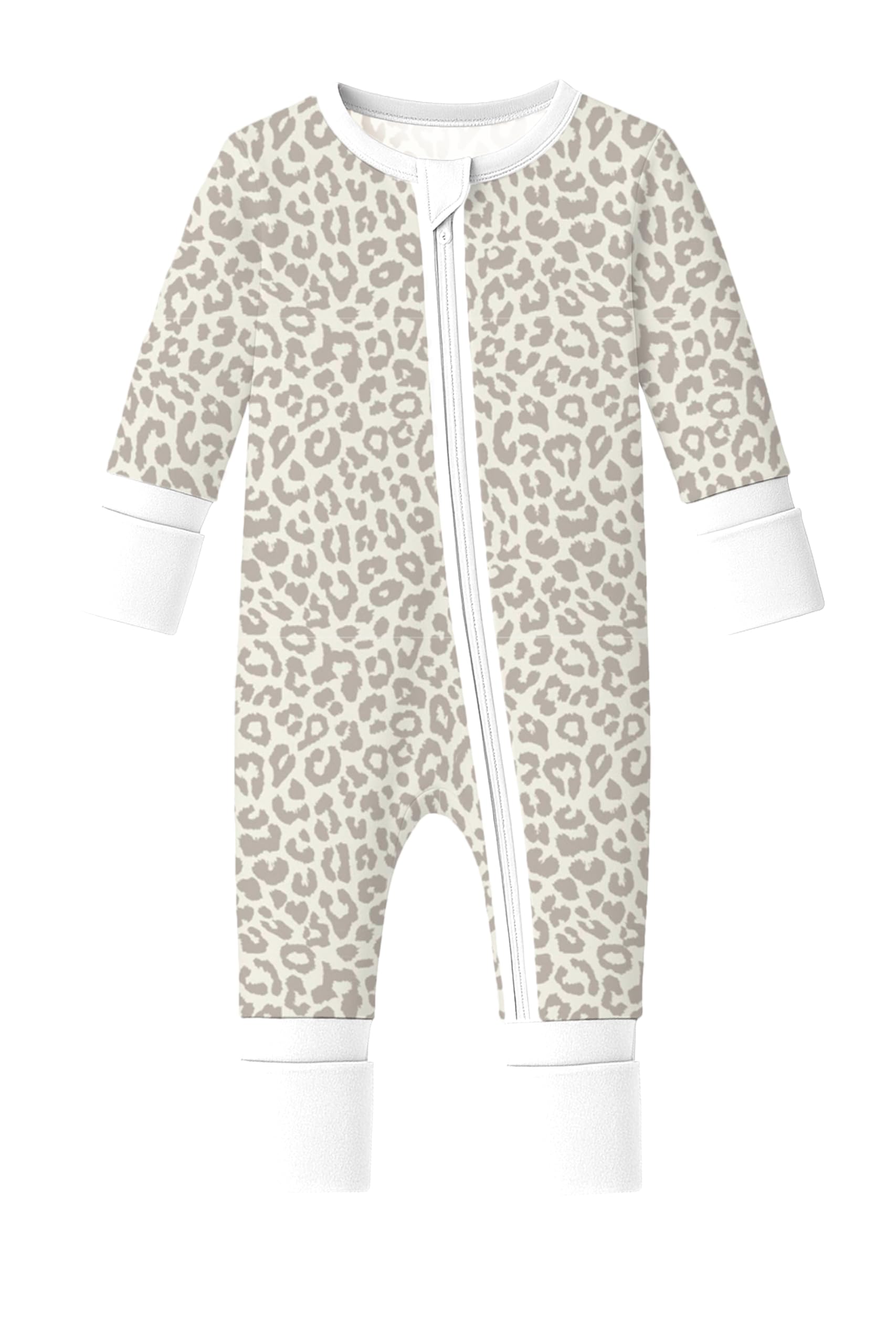 ITSY BITSY BOUTIQUE Viscose Bamboo Baby Pajamas - Boys and Girls Footie Sleeper Convertible 2-Way Zipper Sleeper