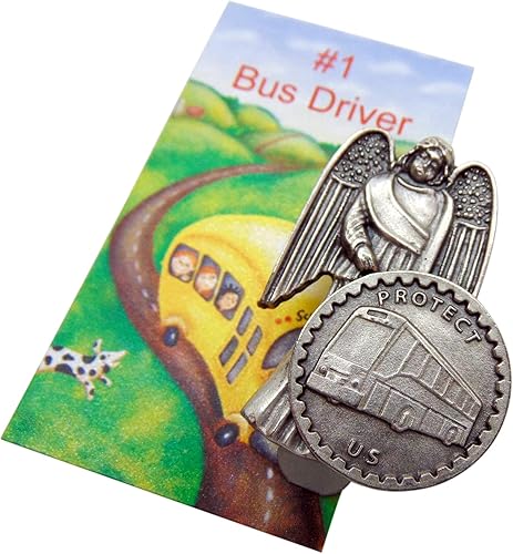 Westmon Works Clip para visera de conductor de autobús para parabrisas de automóvil, decoración de vehículo con tarjeta de oración