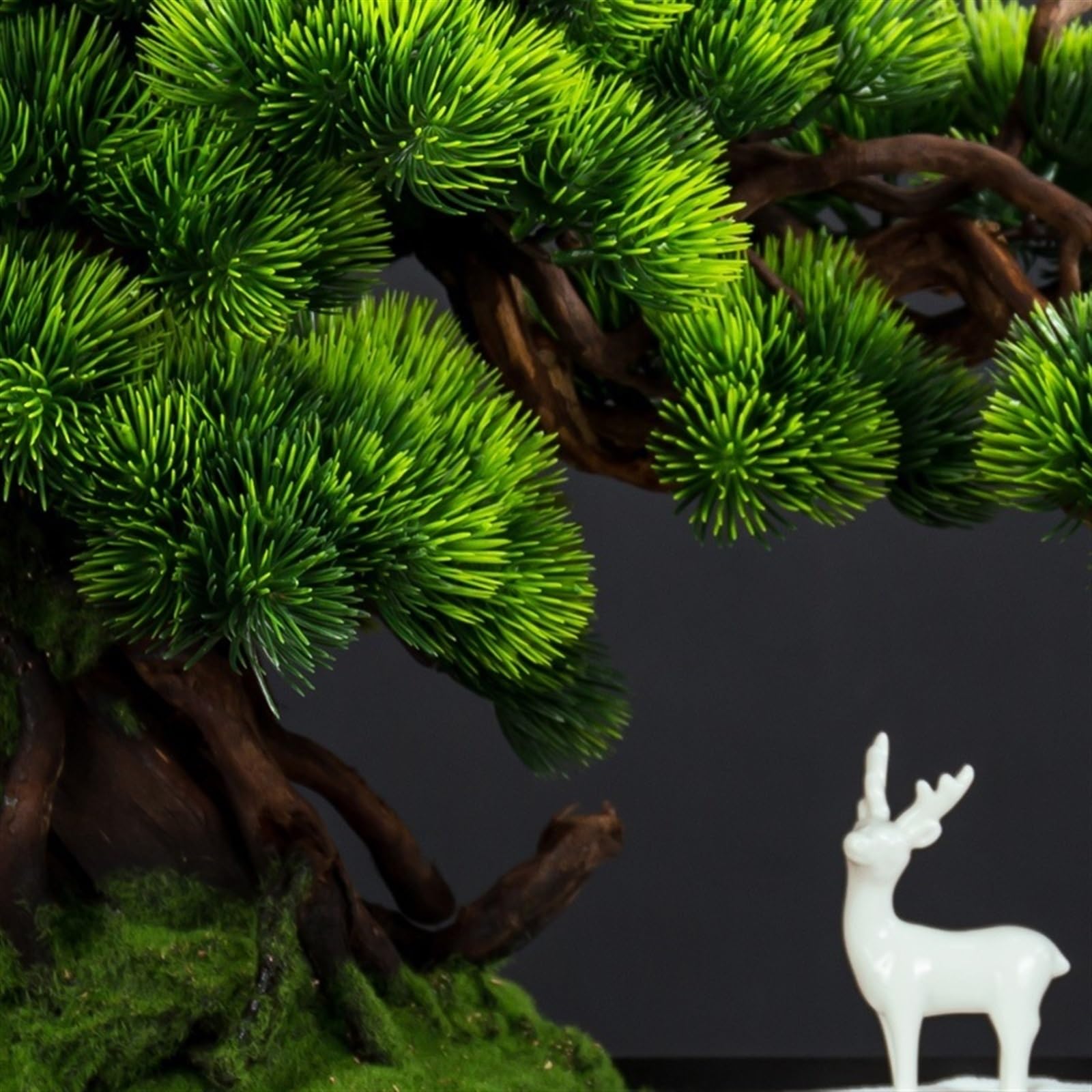 árbol bonsái de imitación Entrada de casa con bonsái Zen, vestíbulo Hotel, decoración, Paisaje, simulación árbol Falso, Adornos Pino