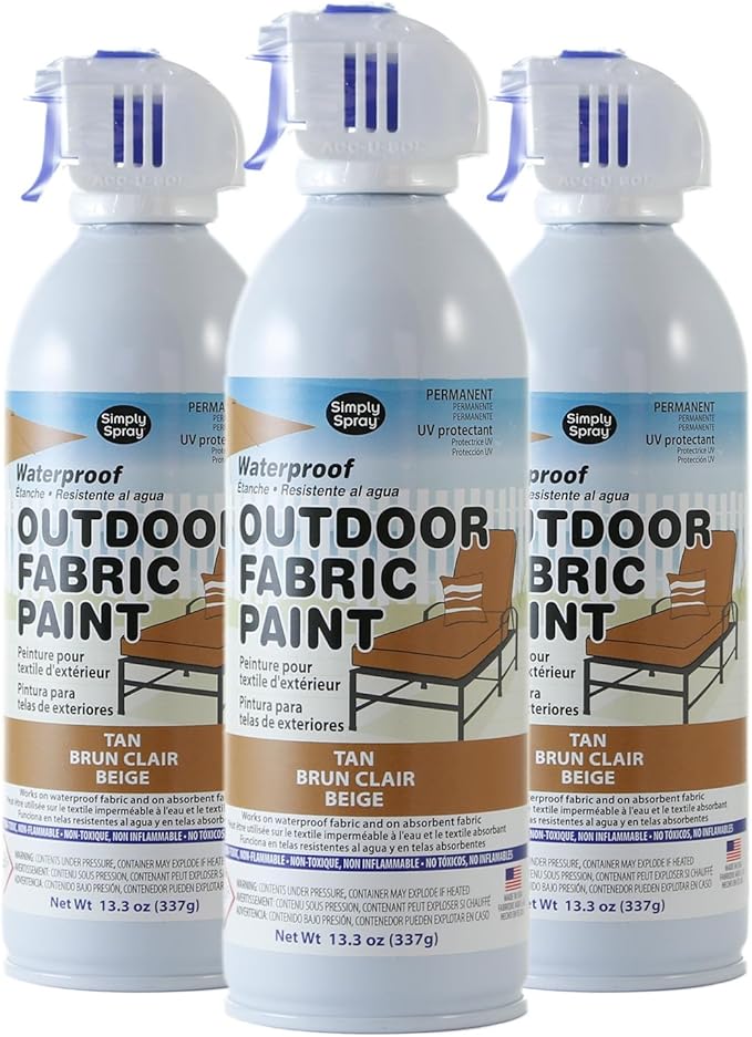 Simply Spray Outdoor Waterproof Fabric Spray Paint 13.3 Oz
