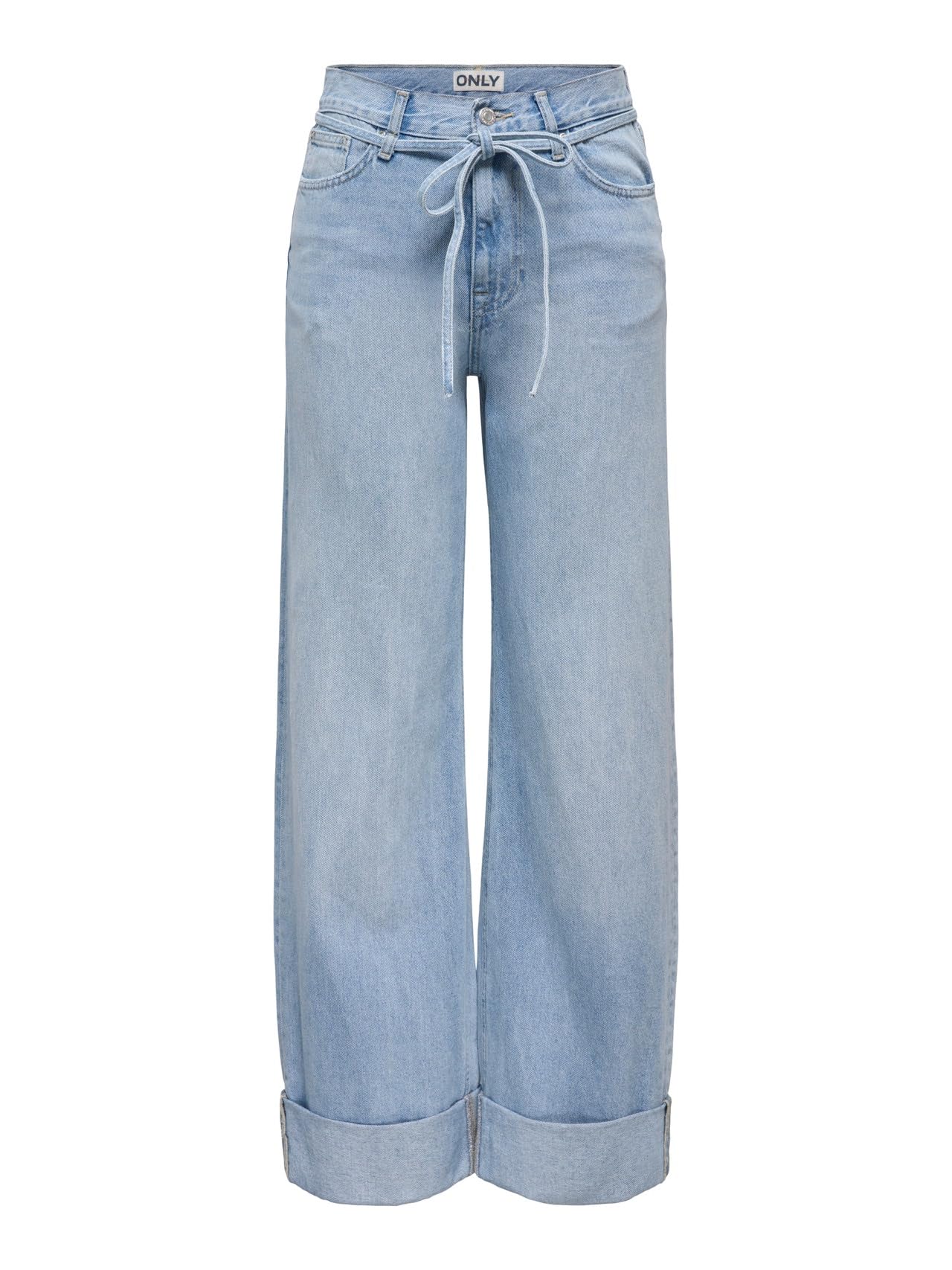 ONLY Female Jeans mit weitem Bein ONLBROOME Hohe Taille Weiter Beinschnitt Jeans