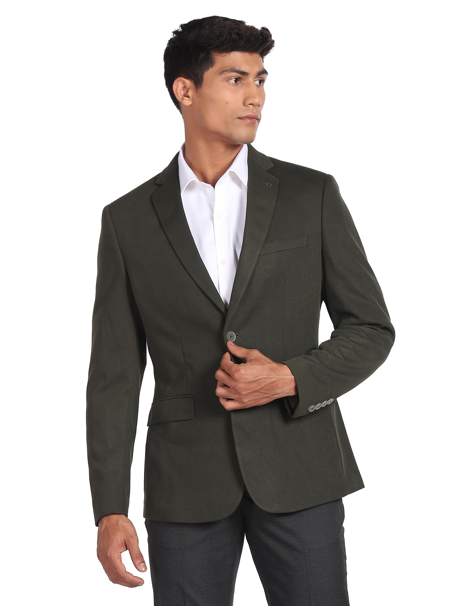 arrow Men's Single Breasted Slim Blazer-picture-18