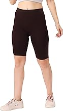 TRASA Women's Cotton Fashion Biker Workout Cycling Shorts, Avialable Sizes: S,M,L,XL,2XL,3XL