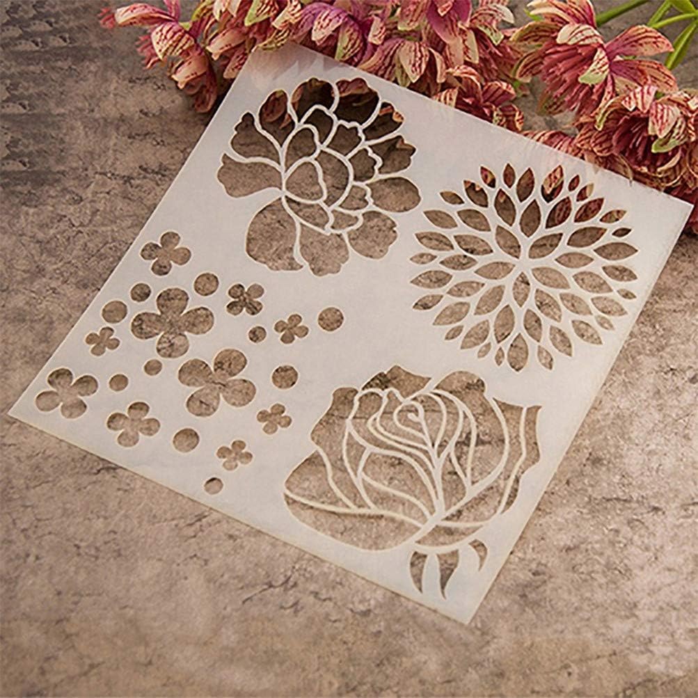 ファッション絵画テンプレートステンシルスクラップブッキングアルバムケーキコーヒーdiyアートクラフト10スのあります