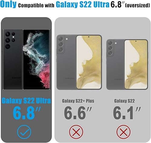 Miniatura 2 de ESDOT - Funda protectora Samsung Galaxy S22, grado militar, resiste caídas de 21 pies, diseño moderno, para mujeres, a prueba de golpes, para Galaxy