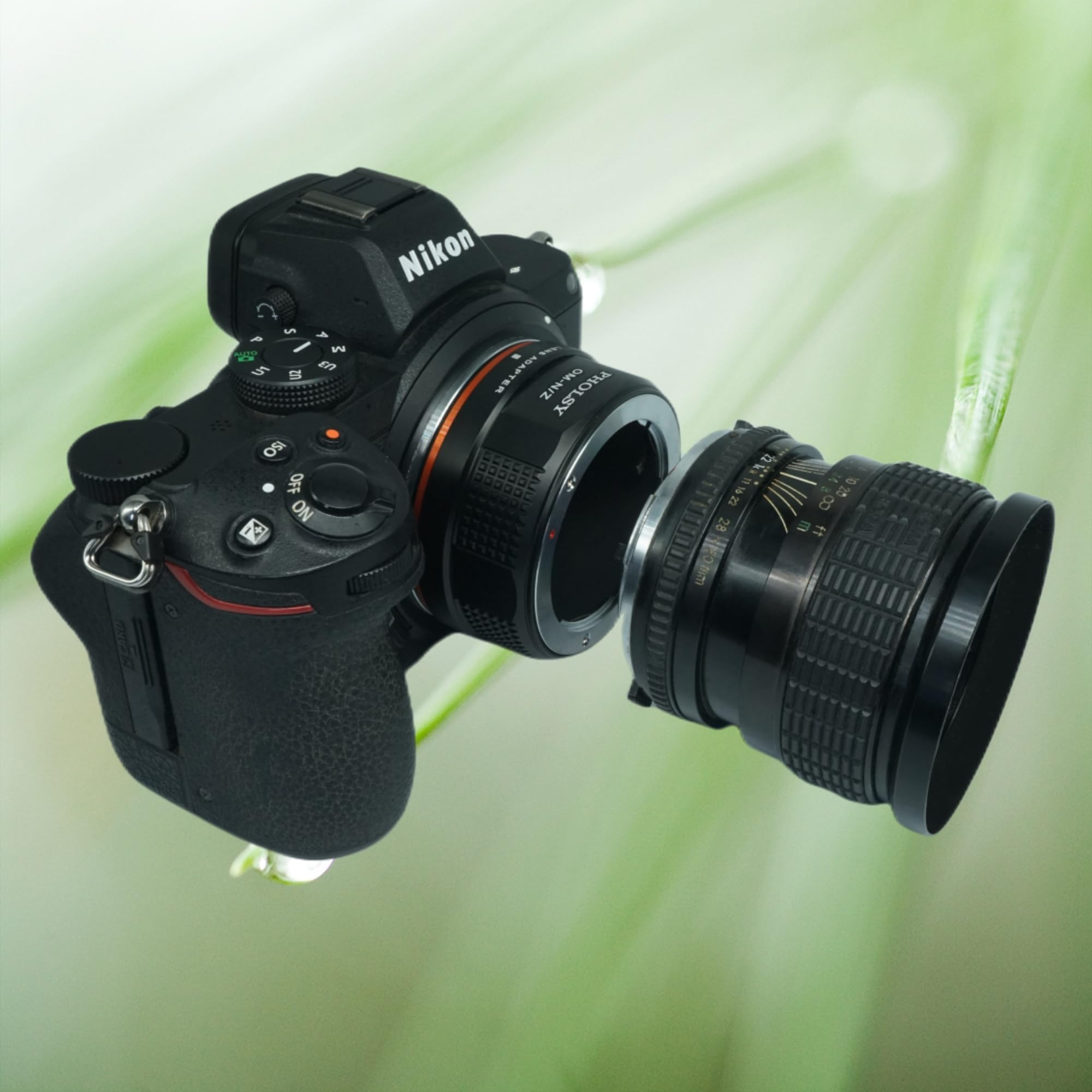 PHOLSY Lens Mount Adapter Manual Focus: Compatible with Olympus OM Lens to Nikon Z Camera Body, Olympus OM to Nikon Z - Image 4