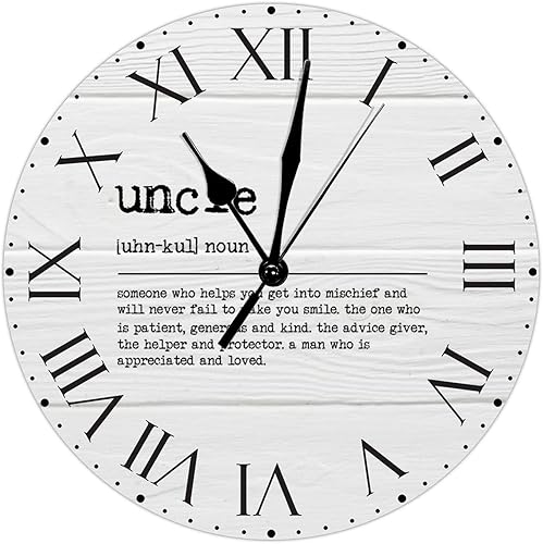 Miniatura 58 de Reloj de PVC con definición psicológica, reloj de pared grande con números romanos inspiración, refranes de inspiración de 12 pulgadas, significado