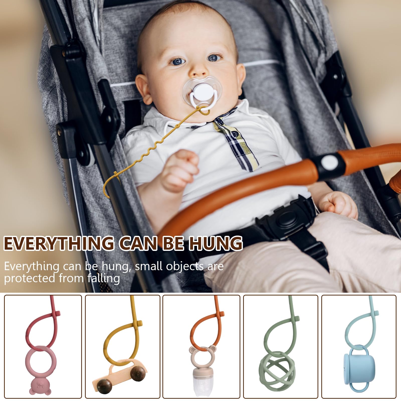 Clip Con Catenella Per Ciuccio Bimbi In Plastica, Senza BPA, Lavabile E Riutilizzabile A Forma Di Pinguino 86951614