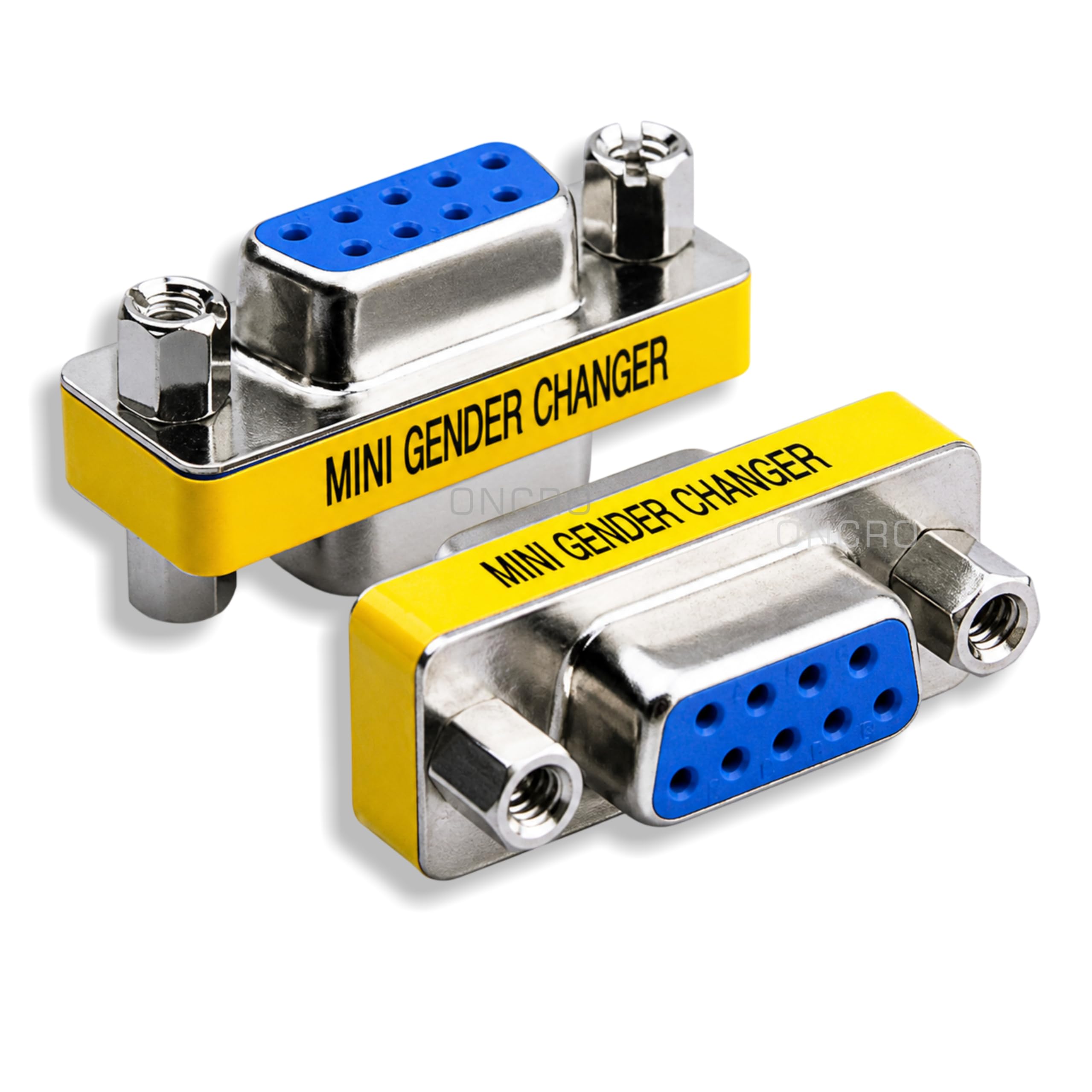 2 pcs Socket 9 PIN Jointer Extender Serial VGA DB9 RS232 Female to Female Connector Adapter Cable Gender Changer Joiner Coupler Connector for PC Server Printer Router Plotter Industrial-image-48