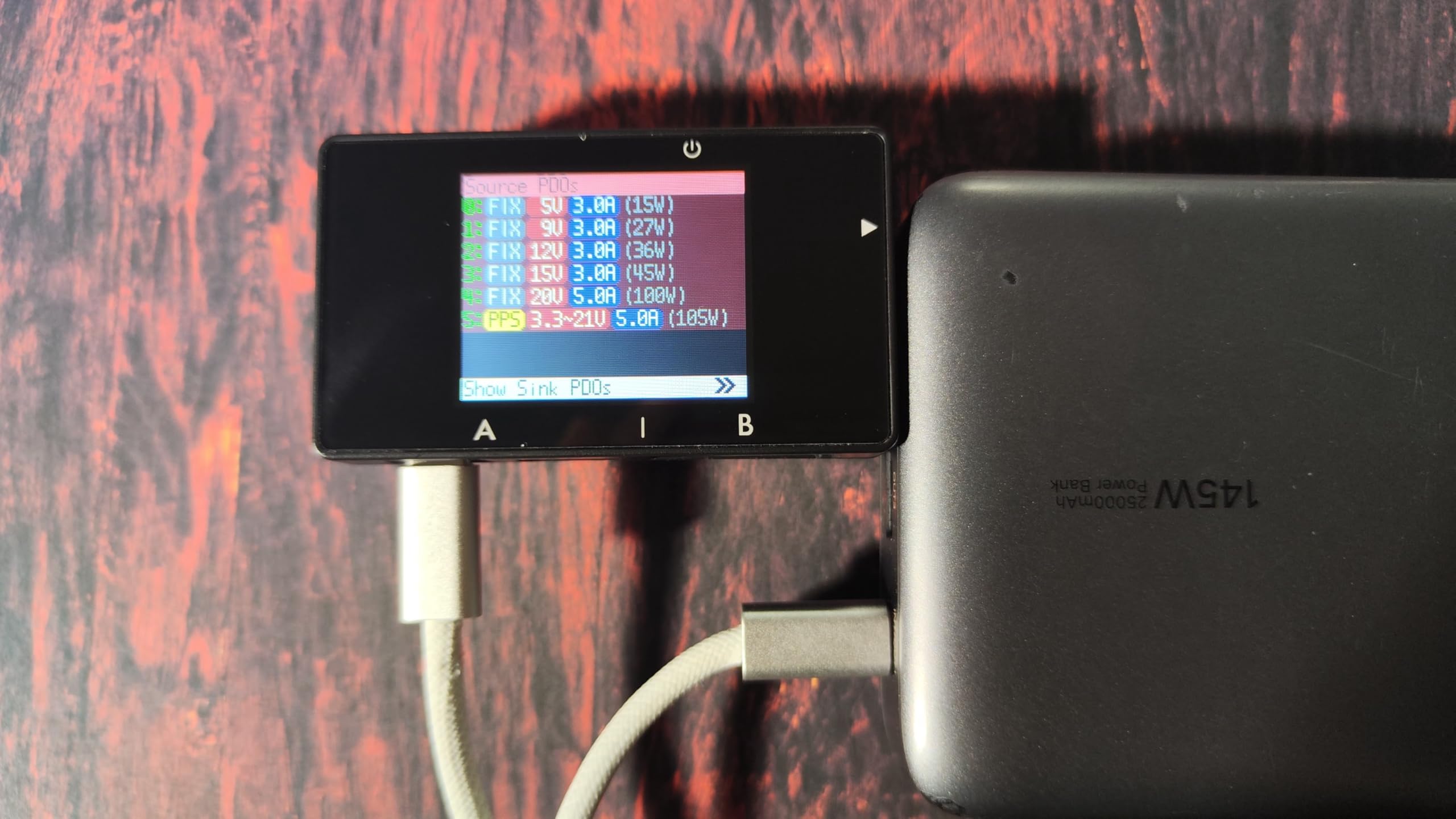 BitTradeOne ADUSBCIM3U USB 3 Kabelprüfer – Professioneller USB-Kabel- und Porttester, unterstützt USB4, PD EPR 240 W, E-Marker, Drahtkonnektivität und Messung der