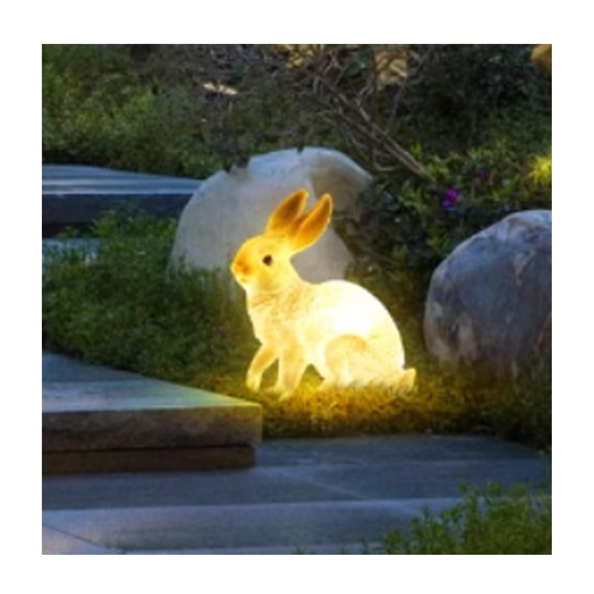 Lampada solare da giardino, Luci solari per esterni a forma di animale, palle luminose da giardino, con luci LED calde, luci decorative per esterni, impermeabili, per portico anteriore, patio, cortile