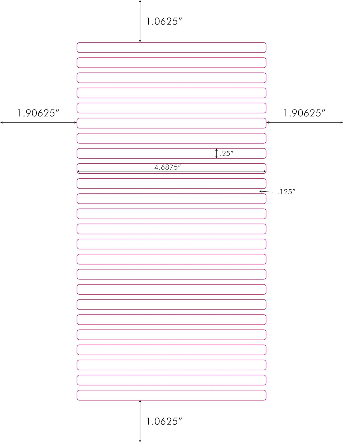 2,400 Label Outfitters® White CD - DVD Jewel Case self Adhesive Spine Labels for Laser and Inkjet - 100 Sheets