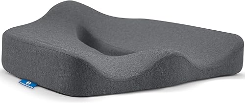 Ortho Cushion - Cojín ergonómico de asiento para largas horas de estar sentado en la oficinasilla de hogar, automóvil, silla de ruedas, espuma