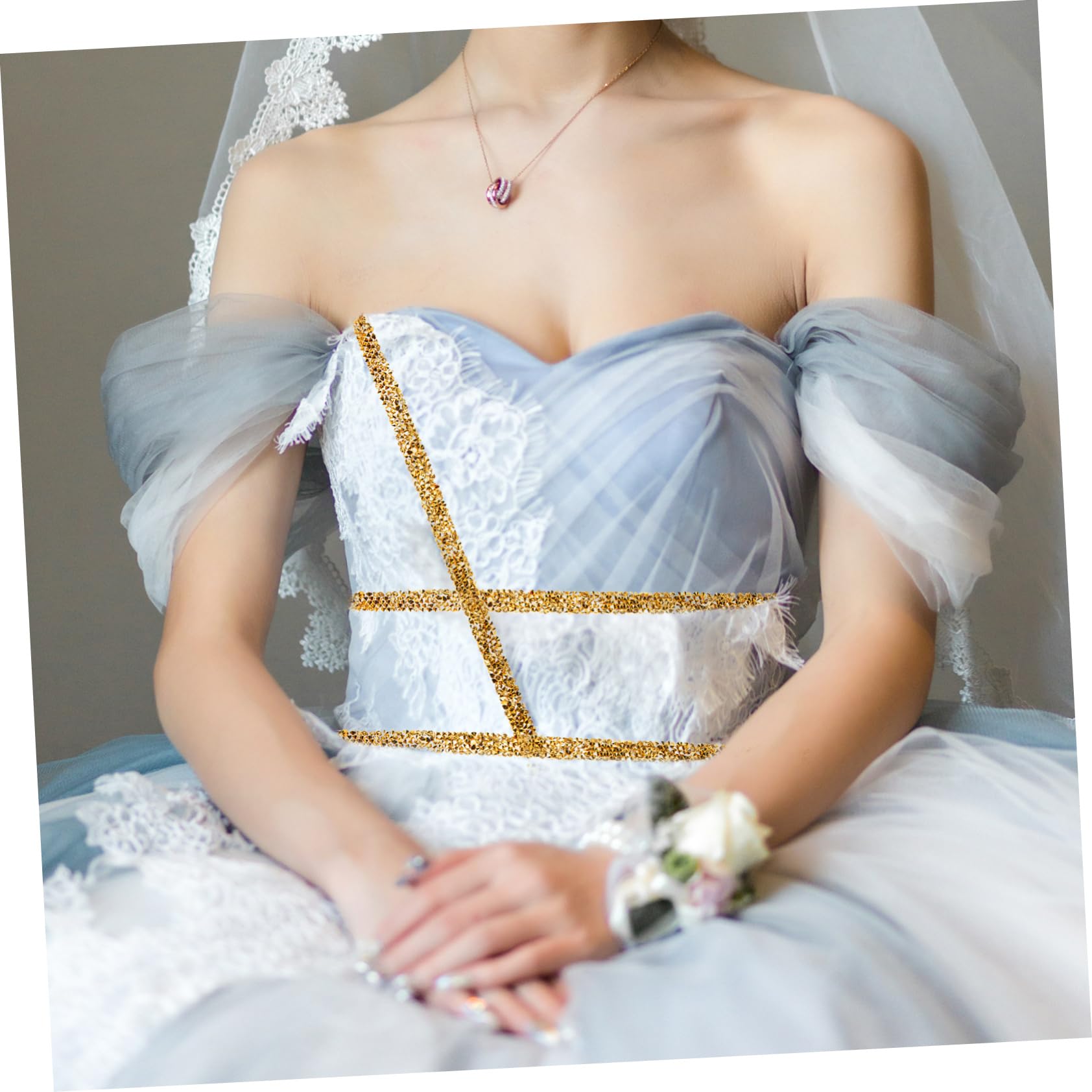 TEHAUX 9stücke Rhinestone Band Teiliges Glitzernde Diamant-ribbons Für Bastelprojekte Hochzeit Partys Selbstklebend Für Dekorationen Und Kreative Designs