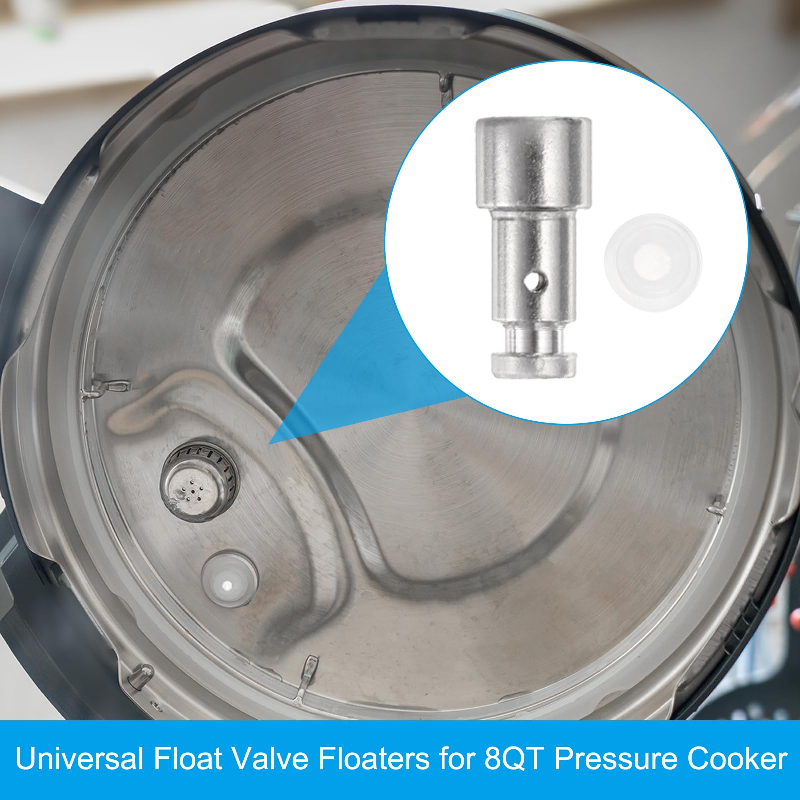 Instant Pot Sealing Ring Float Steam Release Handle Pressure