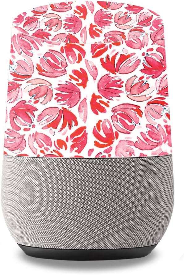 MightySkins Protective Vinyl Skin Decal for Google Home wrap Cover Sticker Skins Red Petals