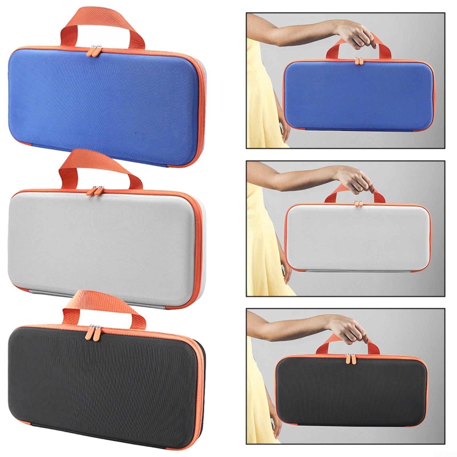 Custodia in EVA per Dyson Airstrait HT01, borsa portatile per piastra (blu)