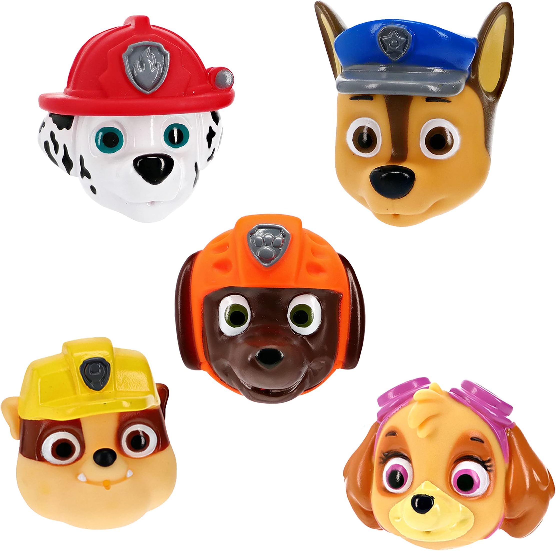 Ginsey Paw Patrol Bath Squirter, 5 Pack, Small, Old